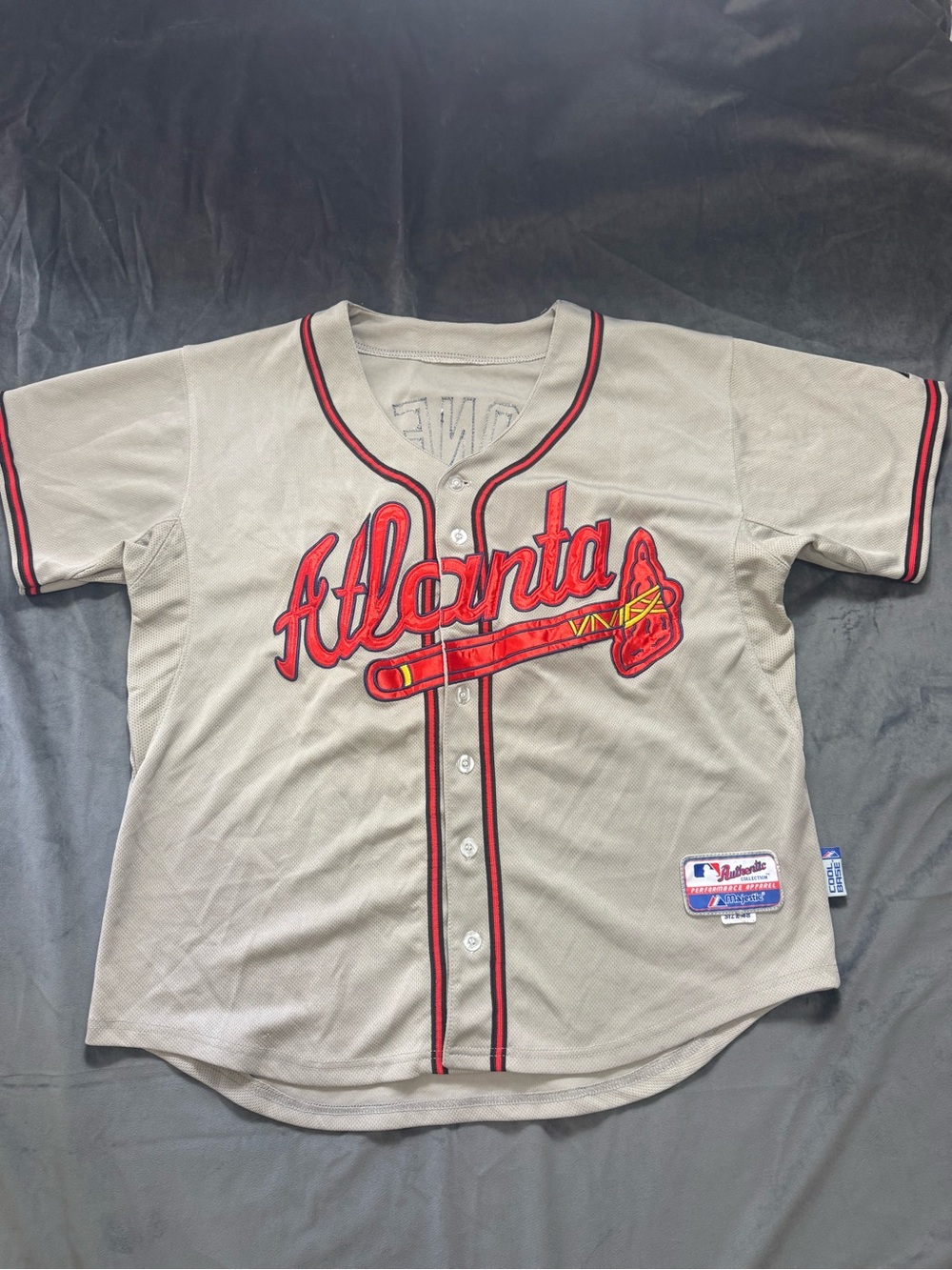 Majestic Atlanta Braves Chipper Jones
#10 Authentic Cool Base Mesh Jersey 48